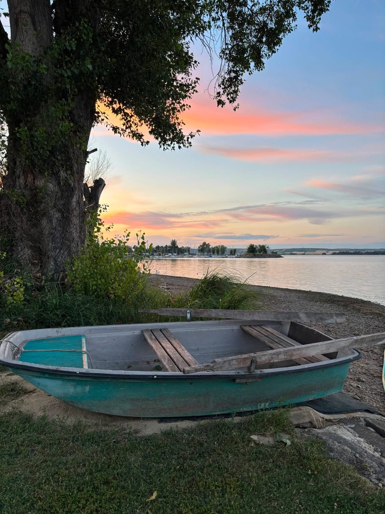 Boote zur Miete am Ufer
